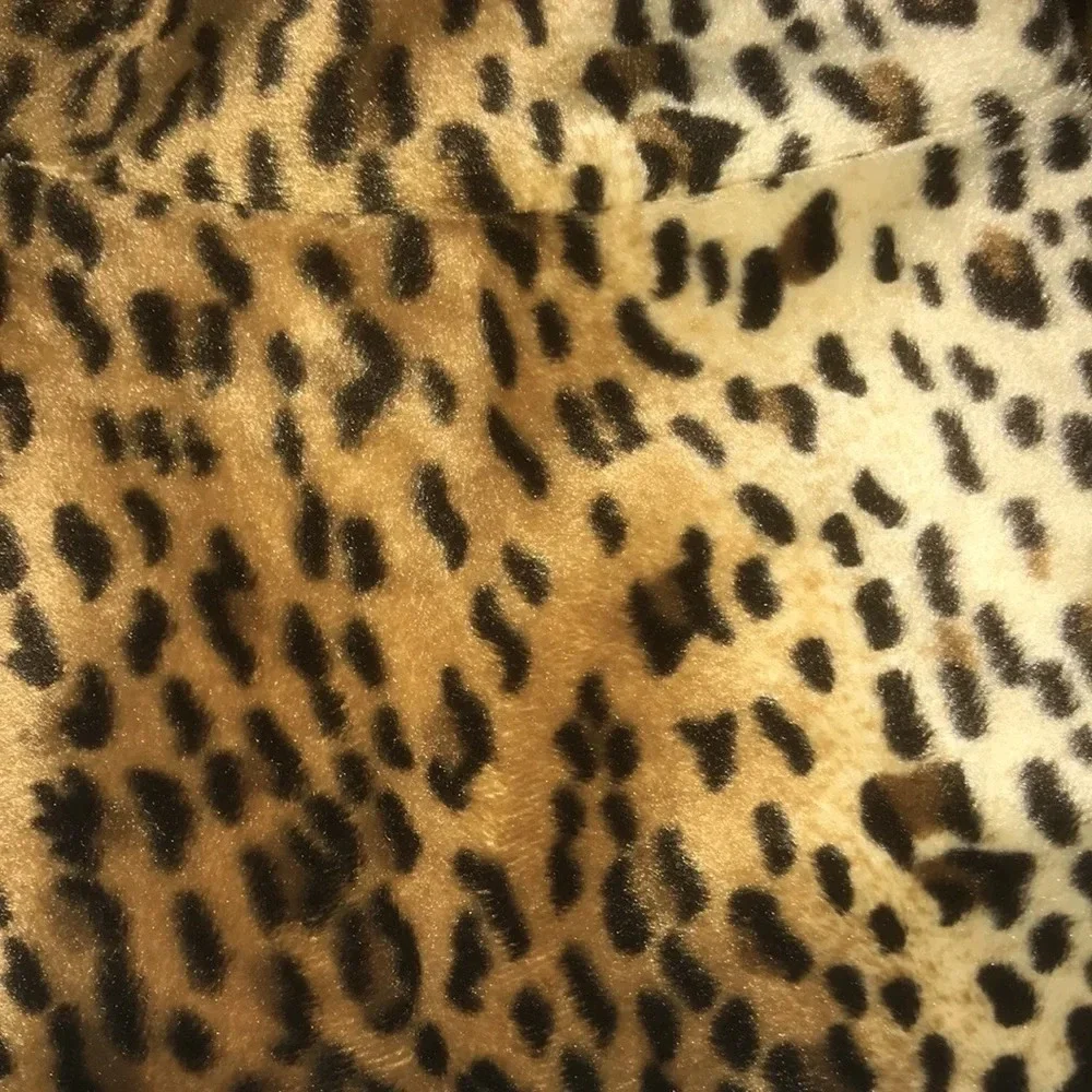 THE CHILDREN’S PLACE tank dress faux furry leopard print vintage NEW size 4T